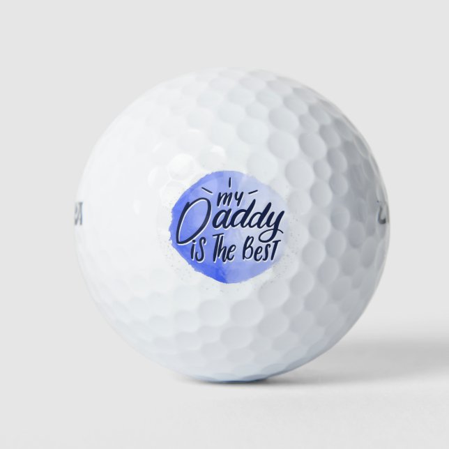 My Daddy is the Best Golf Balls (Front)
