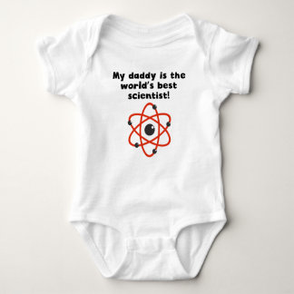My Daddy Is The Word's Best Scientist Baby Bodysuit