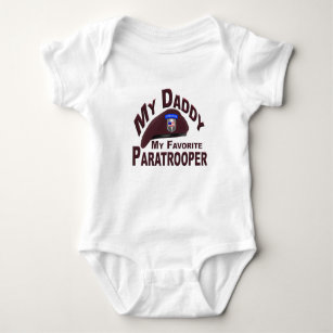 My Daddy-My Favorite Paratrooper- Baby Jumper Baby Bodysuit