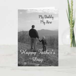 My Daddy My Hero Card