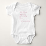 my daddy says - sugar n spice baby bodysuit