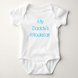 My Daddy's A Rockstar baby one-piece outfit Bodysuit