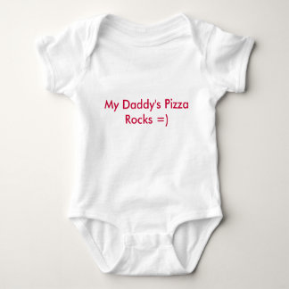 My Daddy's Pizza Rocks =) Baby Bodysuit