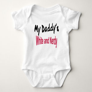 My Daddy's White and Nerdy Baby Bodysuit