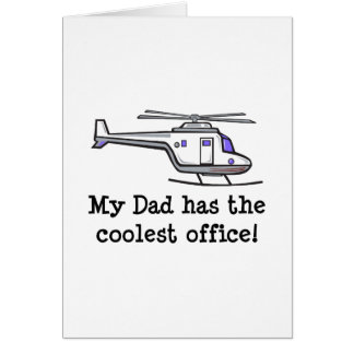 My Dad's Cool Helicopter Cards