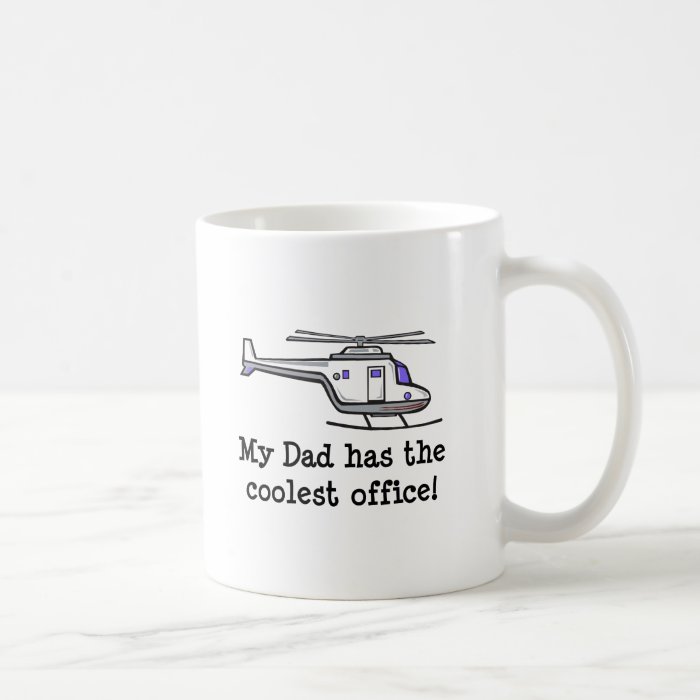 My Dad's Cool Helicopter Mugs