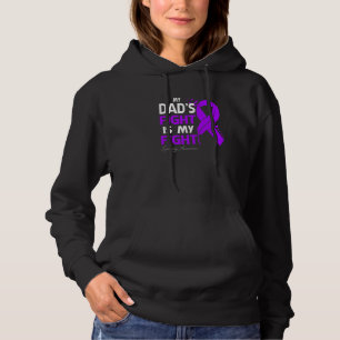 My Dad's Fight Is My Fight Epilepsy Awareness Feat Hoodie
