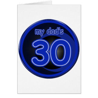 My Dad's is 30