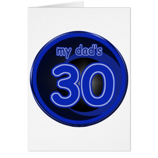 My Dad's is 30 Cards (Front)