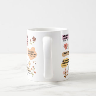 My Daily Bible Affirmations Boho Version  Coffee Mug