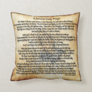 My Daily Prayer Pillow (Sacred heart)