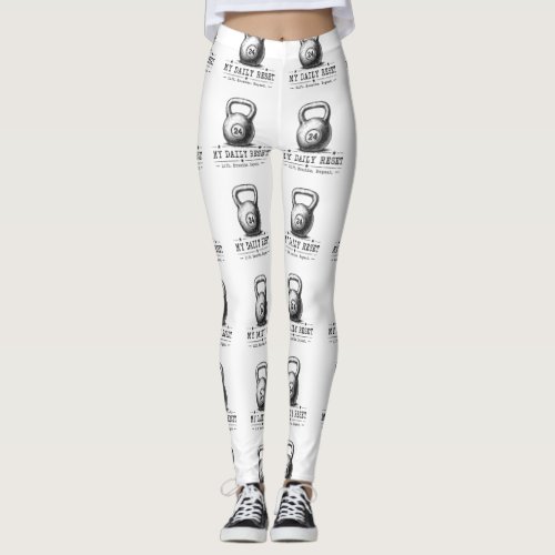 My Daily Reset | Lift Breathe Repeat Workout Leggings