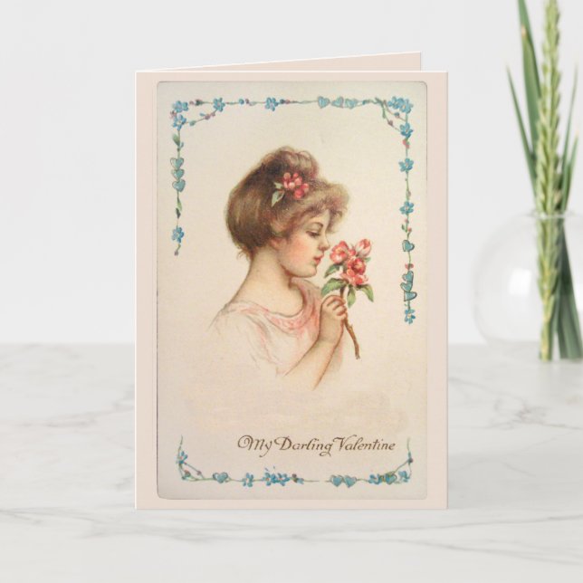 My Darling Valentine Greeting Card (Front)