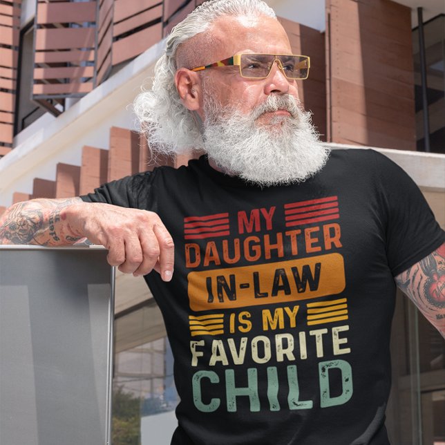 My Daughter In Law Is My Favorite Child Retro T-Shirt (Creator Uploaded)