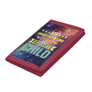 My Daughter In Law Is My Favorite Child Tri-fold Wallet