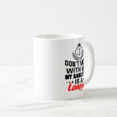 My Daughter Is A Lawyer Gift For Mom Dad Coffee Mug (Front Right)