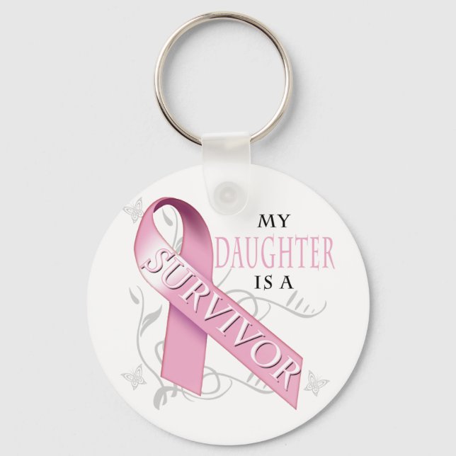 My Daughter is a Survivor.png Keychain (Front)