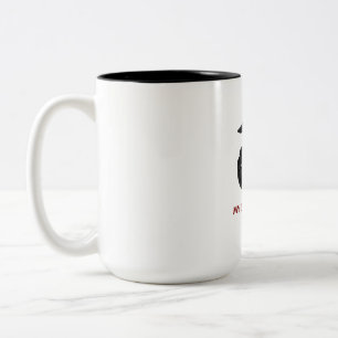 My Daughter Is a U.S. Marine Proud Marine Mom Dad  Two-Tone Coffee Mug