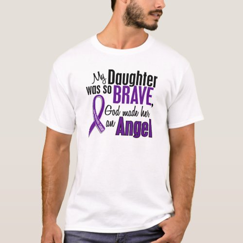 My Daughter Is An Angel Pancreatic Cancer T_Shirt