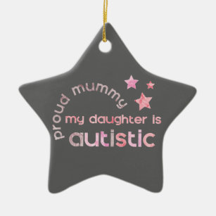 ornament autism ornaments autistic ceramic daughter