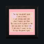 My daughter keepsake box<br><div class="desc">My daughter</div>