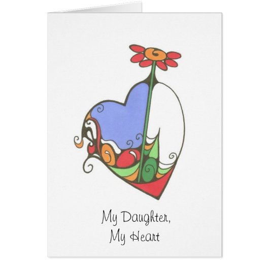 My Daughter, My Heart Cards (Front)