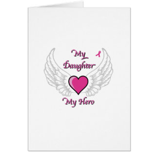 My Daughter My Hero Wings and Heart 2 Cards