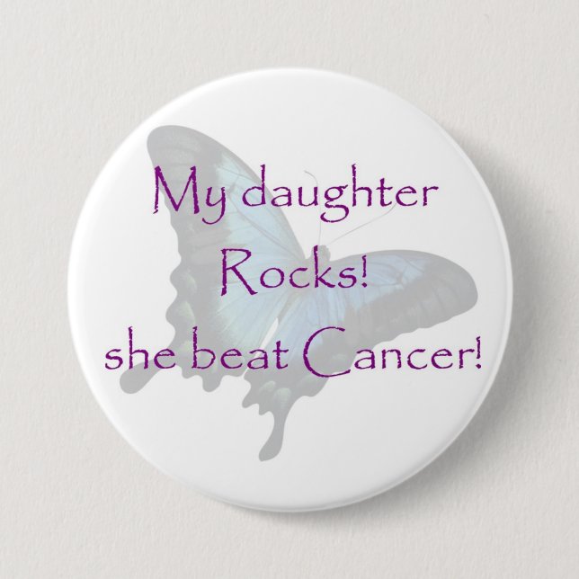 my daughter rocks button (Front)
