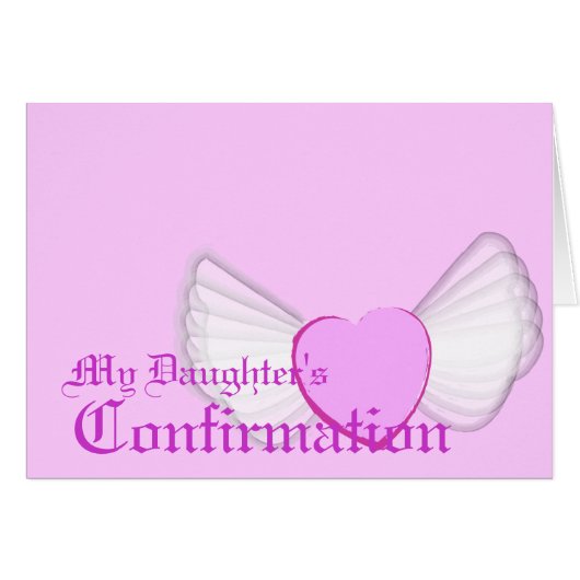 My Daughter's Confirmation-Customize Cards (Front Horizontal)