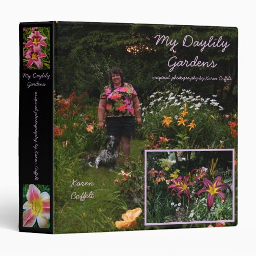 My Daylily Gardens Photo Template Album 3 Ring Binder