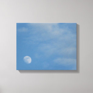 My Daytime Moon - Premium Gloss Wrapped Canvas Print