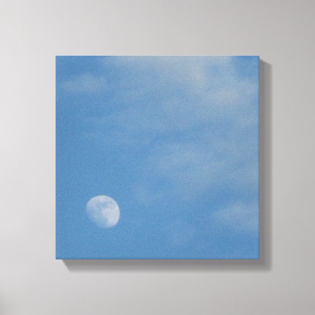 My Daytime Moon - Premium Wrapped Canvas Gloss Print (Front)