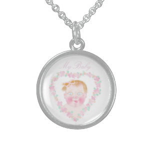 My dear baby girl, silver necklace by BabyLaia.