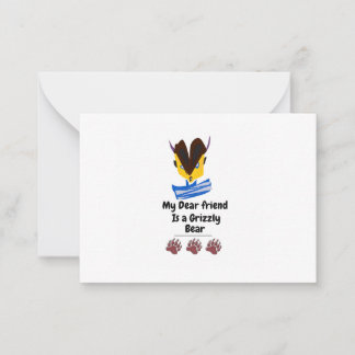 My Dear friend  Note Card