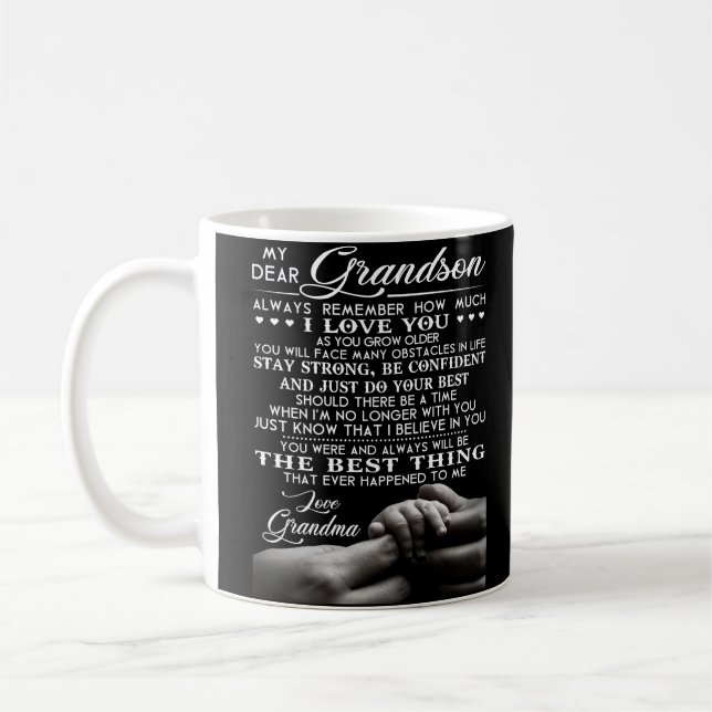 My Dear Grandson Coffee Mug (Left)