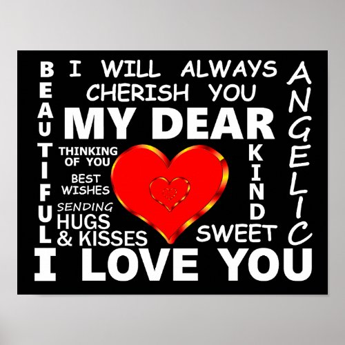 My Dear I Love You Poster