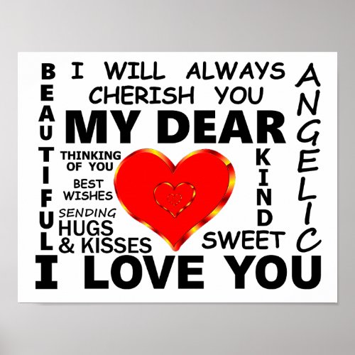 My Dear I Love You Poster