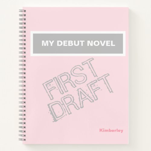 My Debut Novel  Writers Journal for New Authors