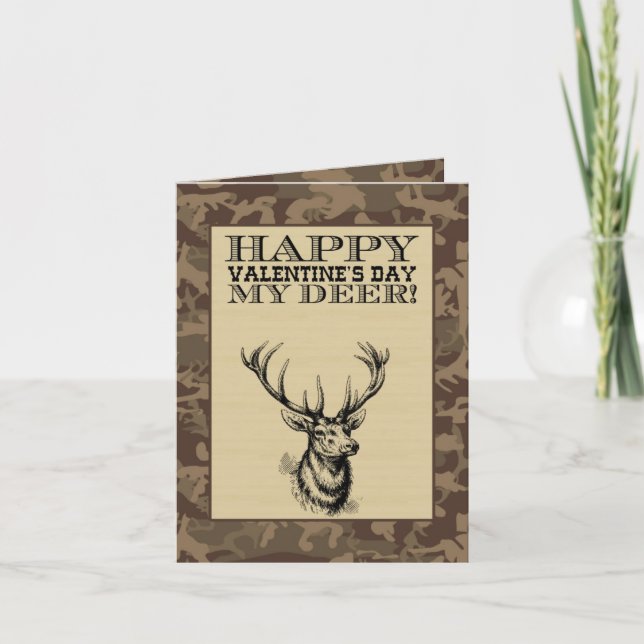 My Deer | Valentine's Day Holiday Card (Front)