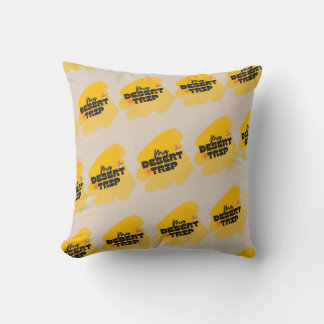 My Desert Trip Blanket Throw Pillow