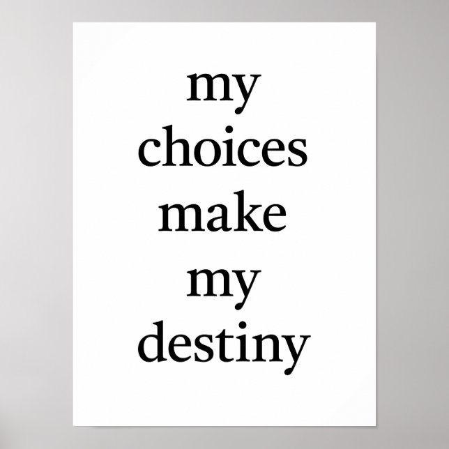 My Destiny Poster (Front)
