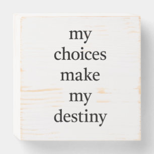 My Destiny Wood Box Sign