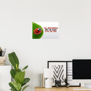 "My determination" Motivation Affirmation Poster