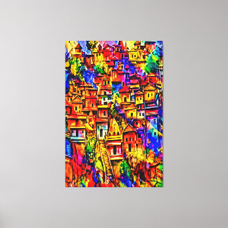 My digital art brush canvas print