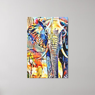 My digital art brush canvas print