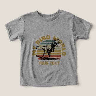 My Dino World Tri-blend Toddler T-shirt
