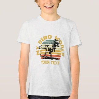 My Dino World Youth  Tri-Blend Shirt