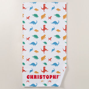 My Dinosaur Adventure Beach Towel