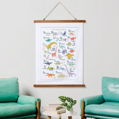 My Dinosaur Alphabet Hanging Tapestry