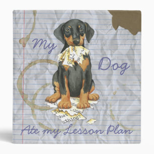 My Doberman Ate My Lesson Plan Binder